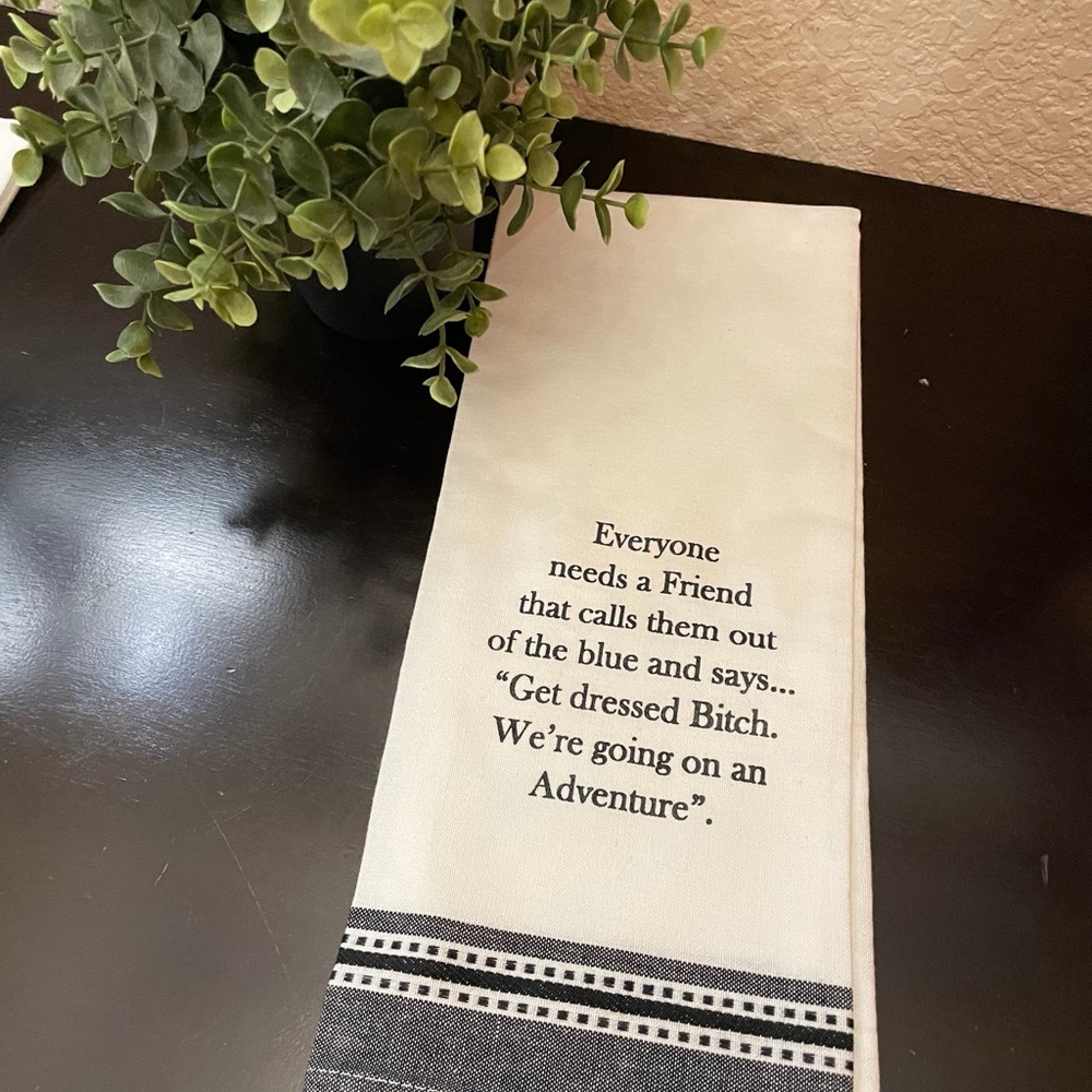 NEW! Friendly & Funny Humor Hand Towels